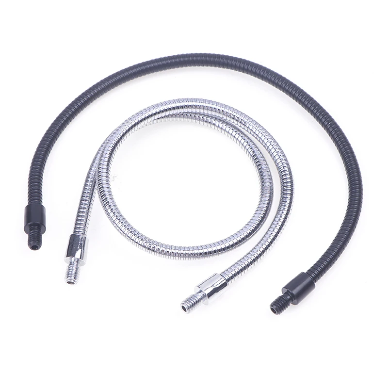 LED Gooseneck M4 Black Silver Microphone Positioning Hose Two External Teeth M4 Flexible Snake Tube