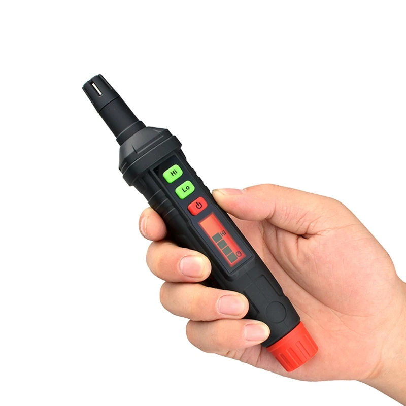 MAYILON Gas Leak Detector Pen 0-1000PPM With LCD Display Alarm Combustible Flammable Natural Methane Gas Detector