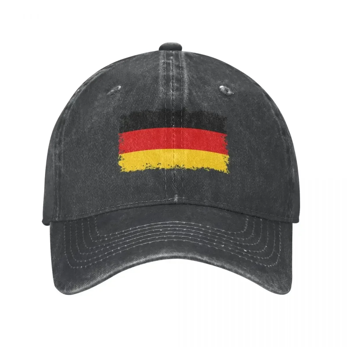 Vintage German Germany Flag Baseball Cap Unisex Style Distressed Washed Headwear Outdoor Running Gollf Adjustable Hats Cap