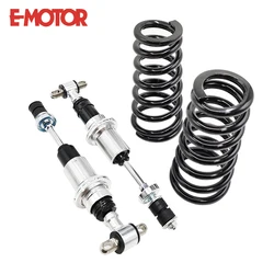 GM A F X G Body Adjustable Front Coilover Shocks SBC Small Block LS Springs 500lb 81/128