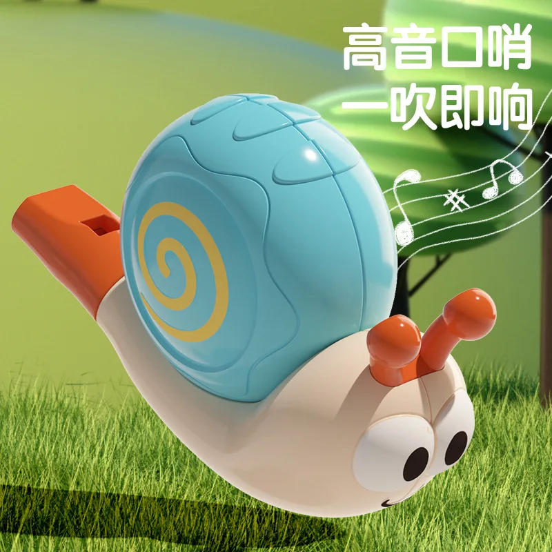 Schneckenpfeife Spielzeug Babypfeife Generation Kinder Cartoon Baby Musikinstrument Aussprache Training