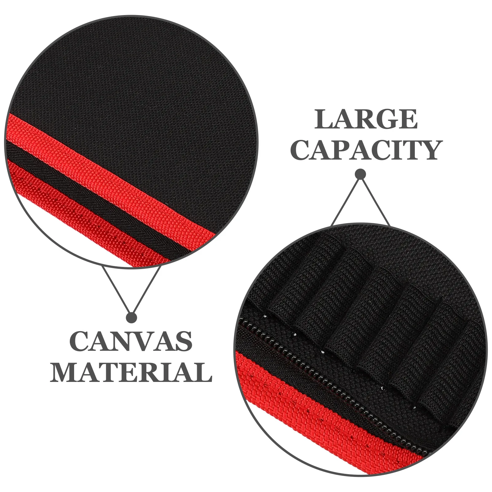 

Batch Storage Bag Heavy Duty Canvas Tool Pouch Large Capacity ganizer 150mm Drill Bit Utility Bag for Crafts