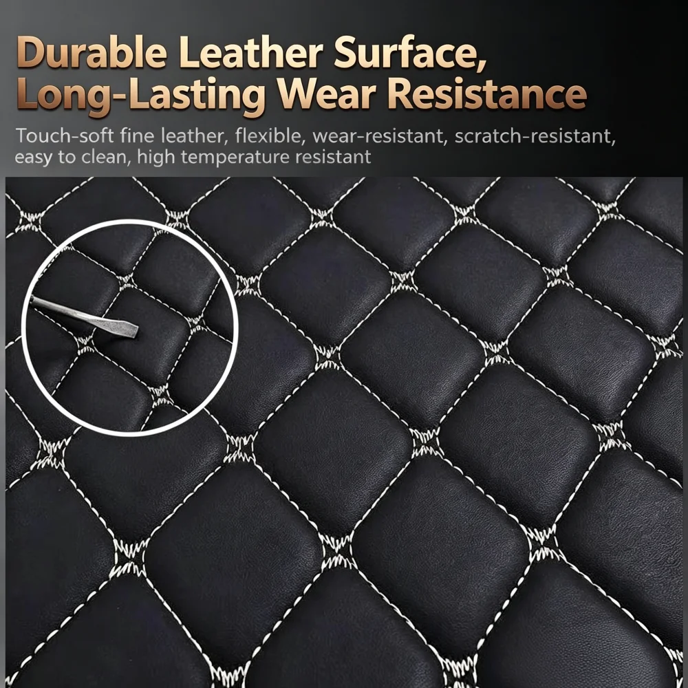 Full Coverage Car Floor Mats For Mercedes Benz E-CLASS W212 W213 2009‑2023 E200-E500 Waterproof Durable Auto Carpets Liners view 4