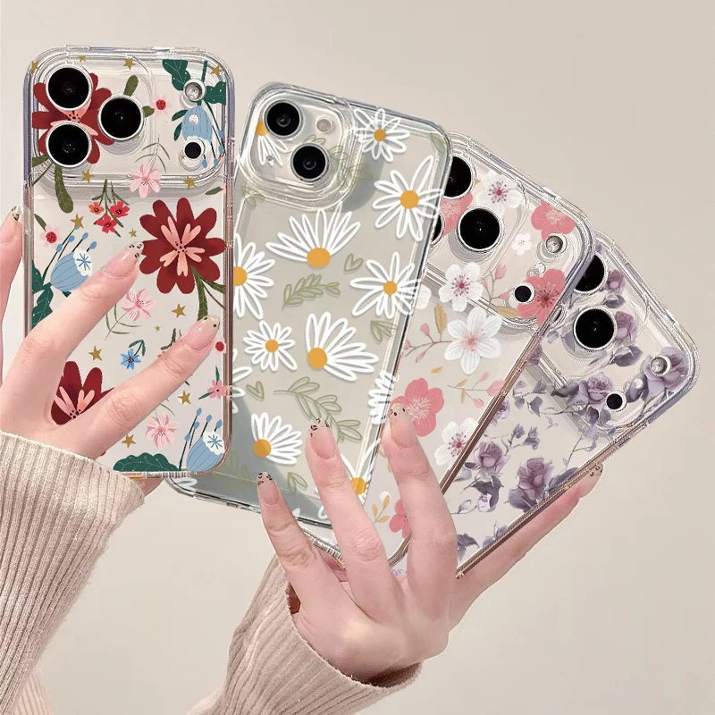 Chrysanthemum Flower Phone Case For Infinix Note 50S Zero 20 30 Hot 10 10i 11 12 12i 20i 20 Pro Play ITELA90 Soft Fashion Casing - view 3
