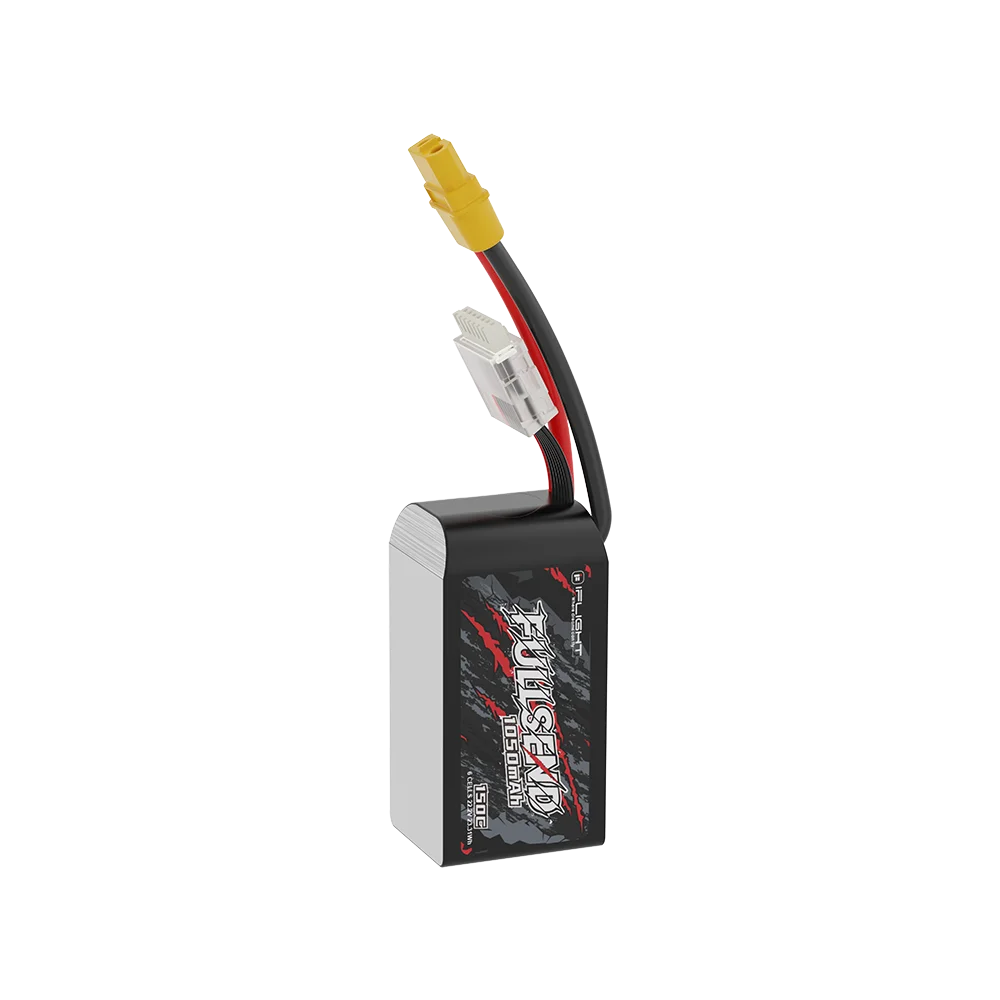 

iFlight FULLSEND 6S 1050mAh 150C 22.2V Lipo Battery with XT60 connector for FPV