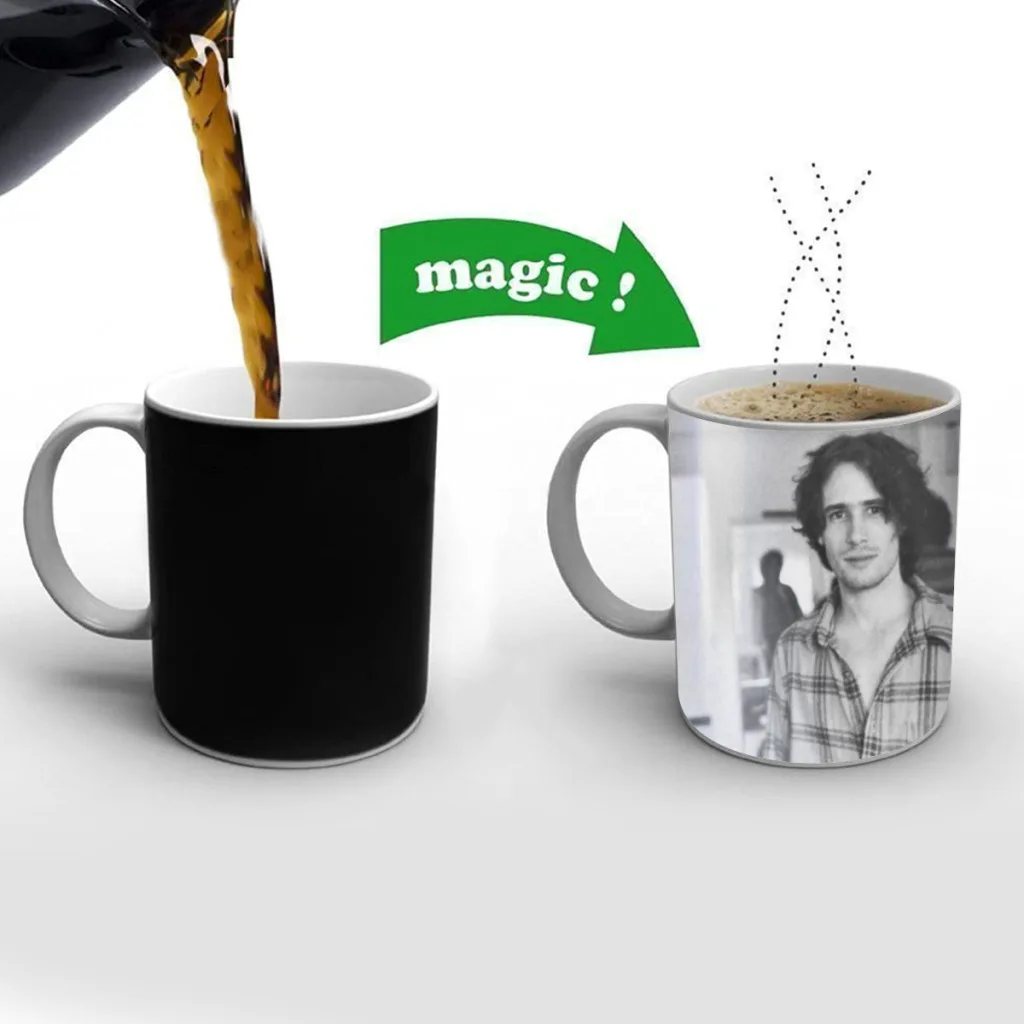 

Retro Jeff Buckley Pop Singer Free shipping Mug Changing Color Ceramic Coffee Mugs Magic Tea Cup Best Gift