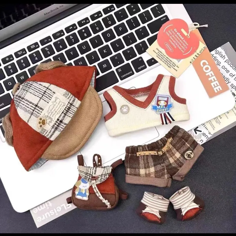 

20cm cotton Doll clothing set, "Retro puppy" doll clothing set, cute doll dressing replacement