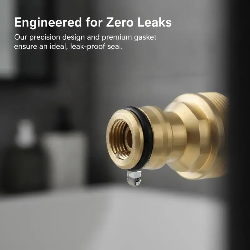 1PCS Kitchen Universal Faucet Adapter Brass Faucet Connector Mixer Hose Adaptor Basin Fitting Car Wash Watering Garden Tools