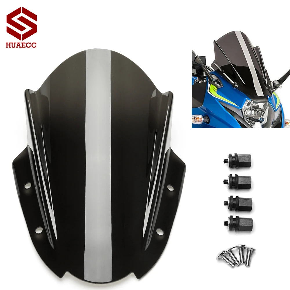 Windshield Windscreen for Suzuki GSXR 250 2017 2018 2019 Motorcycle Accessories Wind Deflectors GSX250R GSX-R 250