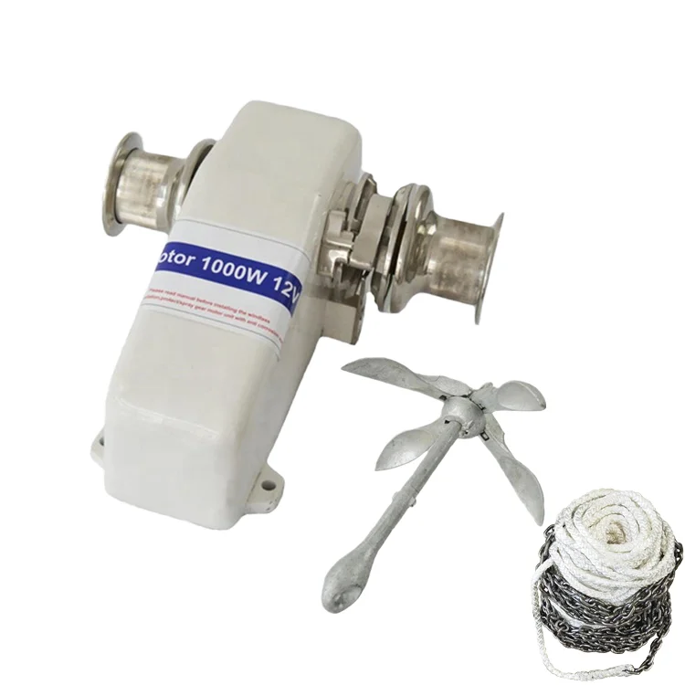 ZD Stainless Steel 316 Electric Anchor Windlass Winch With Handle 12V/24V New Horizontal Marine Hardware Boat Yacht