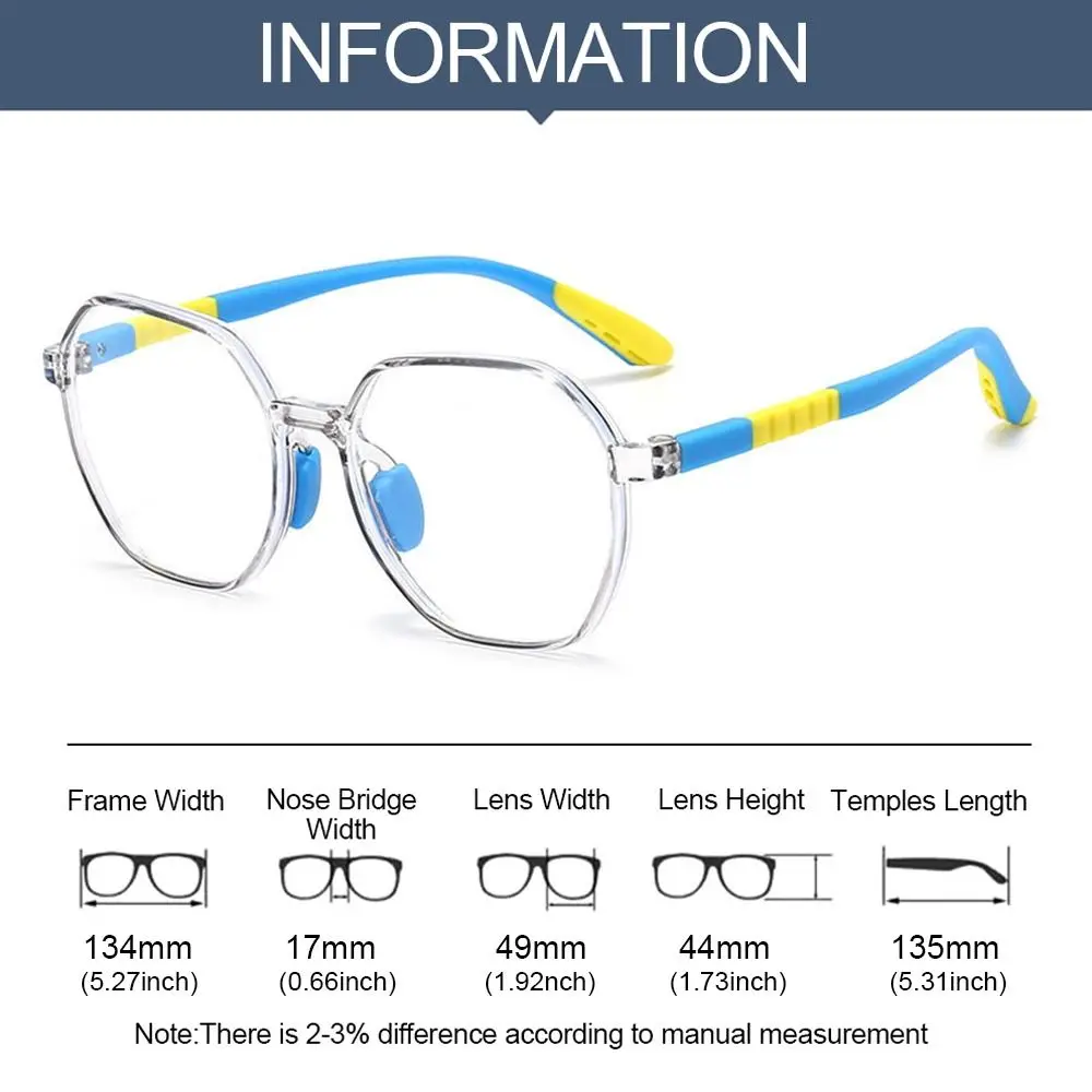 Anti-blue Light Kids TR90 Glasses Children Boys Girls Computer Eye Protection Eyeglasses Ultra Light Frame
