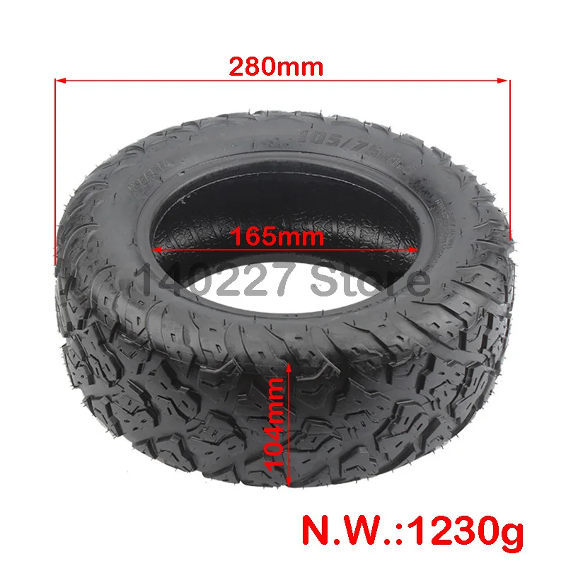 12 بوصة 105/75-6.5 إطارات مفرغة سميكة على الطرق الوعرة الإطارات ل لوح التزلج الكهربائية التوازن الدراجة سيارة كهربائية الملحقات