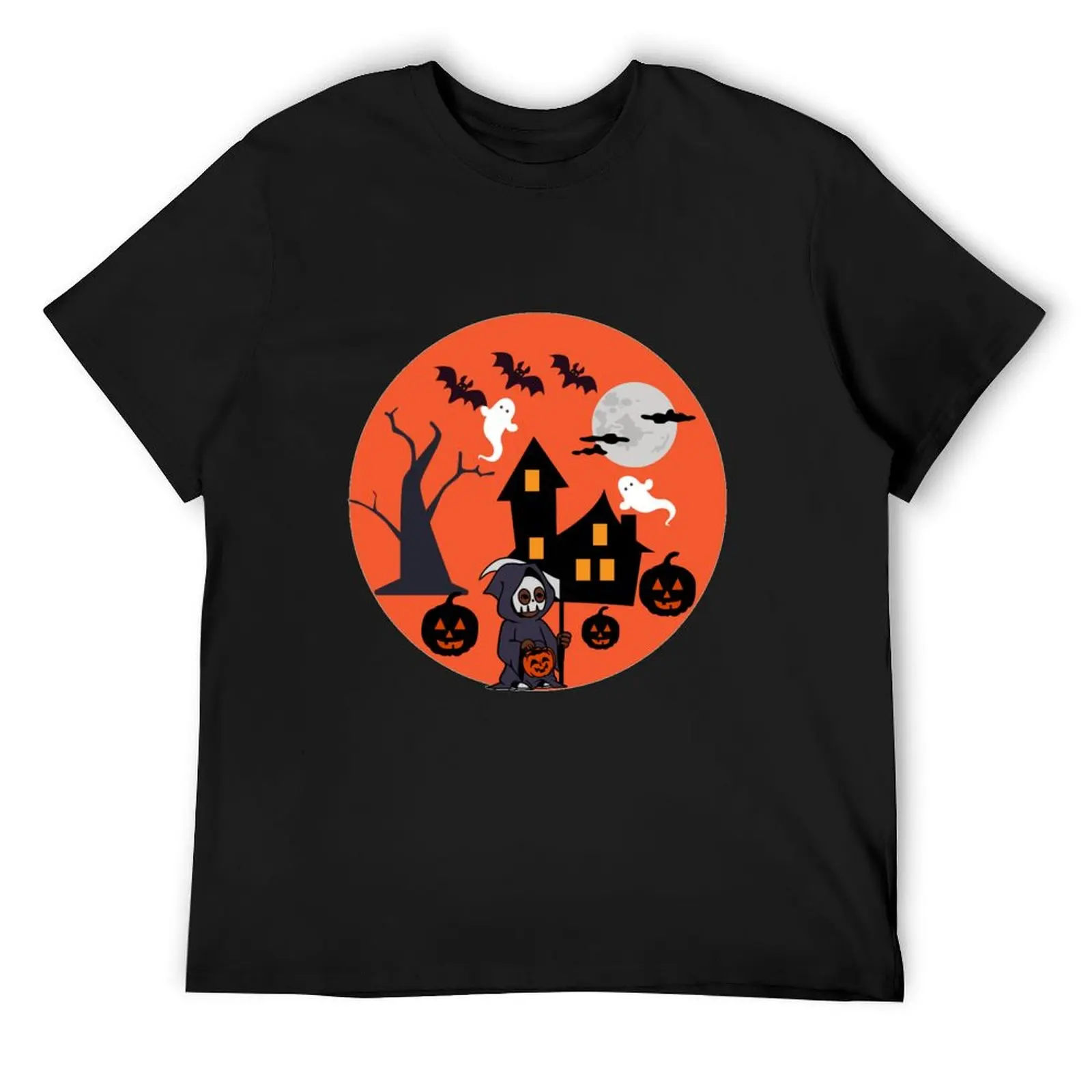 

fall, Halloween, funny, cute,gift,ghost, bat T-Shirt rapper graphic tees Clothing new edition mens t shirts pack
