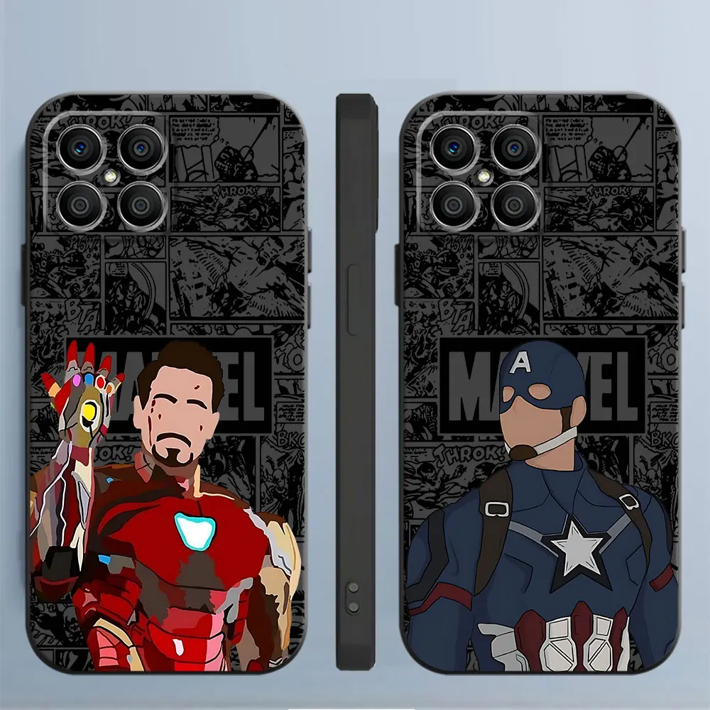 Silicone Case for Honor 20 X8 8X Magic4 Magic5 Pro X8a 4G X9a 5G X7 X6 4G 70 90 Lite 90 Pro Back Cover Marvel Spider Man Loki