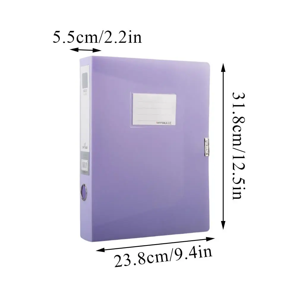 A4/A5 File Folder Test Paper Data Storage Box Student Folder School Office Supplies Stationery Document File Box Desk Organizer