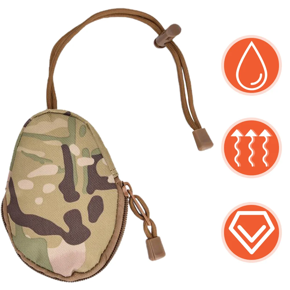 

High Strength Nylon Tactical Key Bag Quick Closure Zipper Car Key Wallet Durable Safe Portable Holder Storage Pouch
