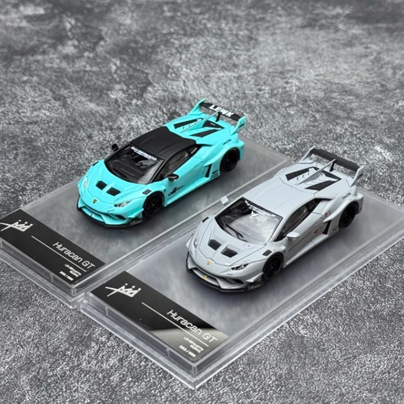 

KING MODEL Diecast 1:64 Scale Huracan GT Lp610 Wide-body Modified Alloy Simulation Car Model Static Souvenirs Collection Gift