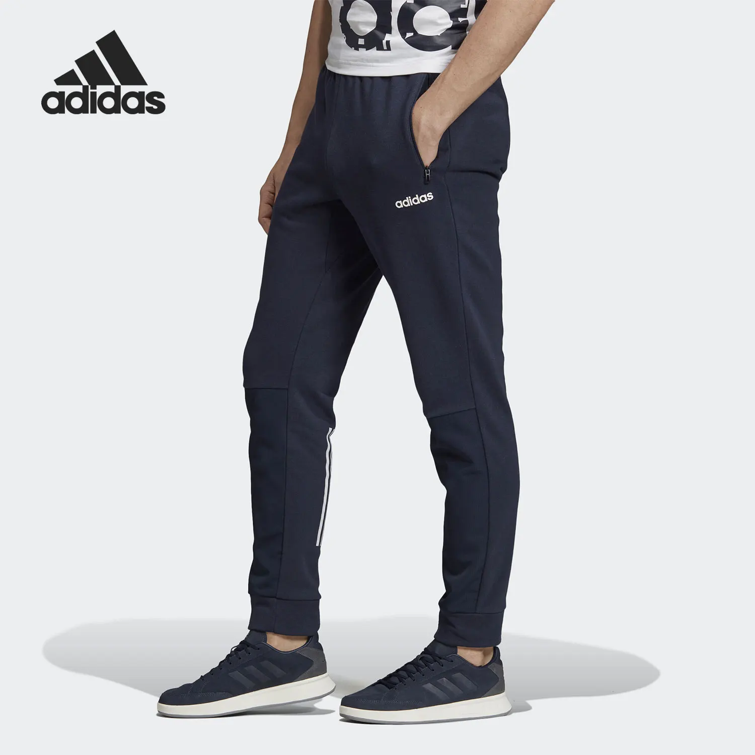 Adidas genuine casual men's sports loose and breathable running pants EI9729