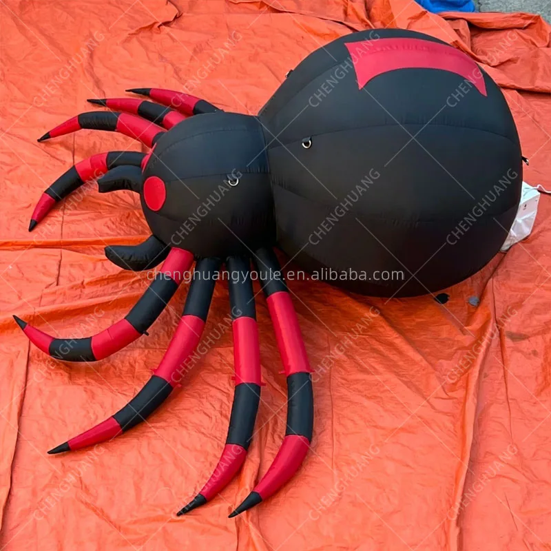 Giant Inflatable Spider Model Halloween Haunted House Bar Outdoor Courtyard Creative Atmosphere Party Decoration Props