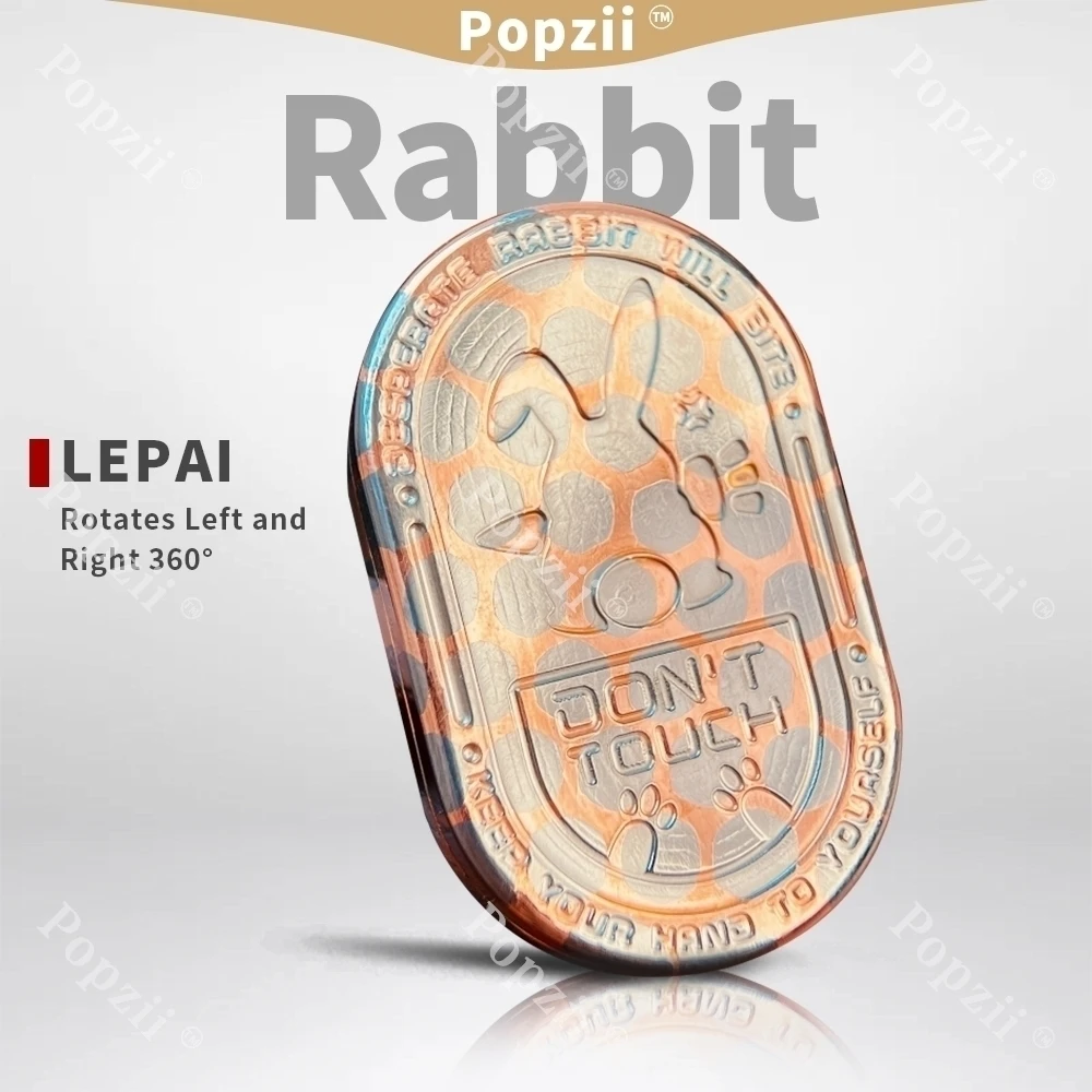 LEPAI EDC أرنب موصل فائق يدور اليسار واليمين 360 درجة °   لعبة ميكانيكية متعددة المدار لتخفيف التوتر منزلق ألعاب القلق #1