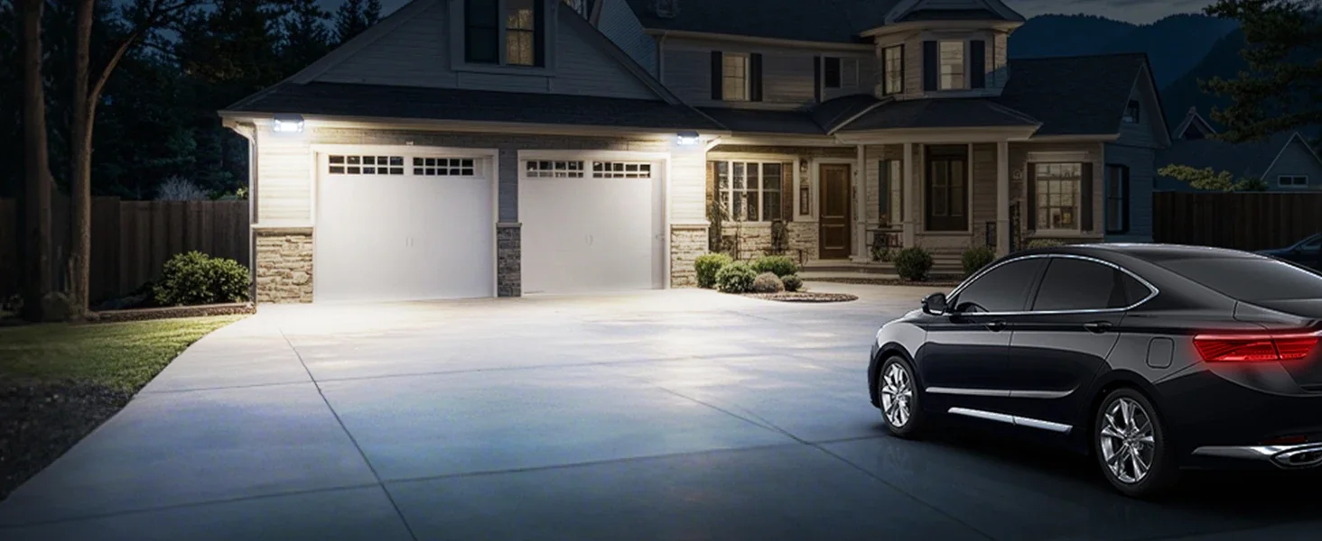 Intelamp Solarleuchten für den Außenbereich, mit 3 Modi, Bewegungsmelder, superhelle Wandleuchte, IP65, wasserdichte Straßenlaterne für Garten, Hof, Weg, Garage | solarleuchte außenbereich solarlampe für außen – Detail 4