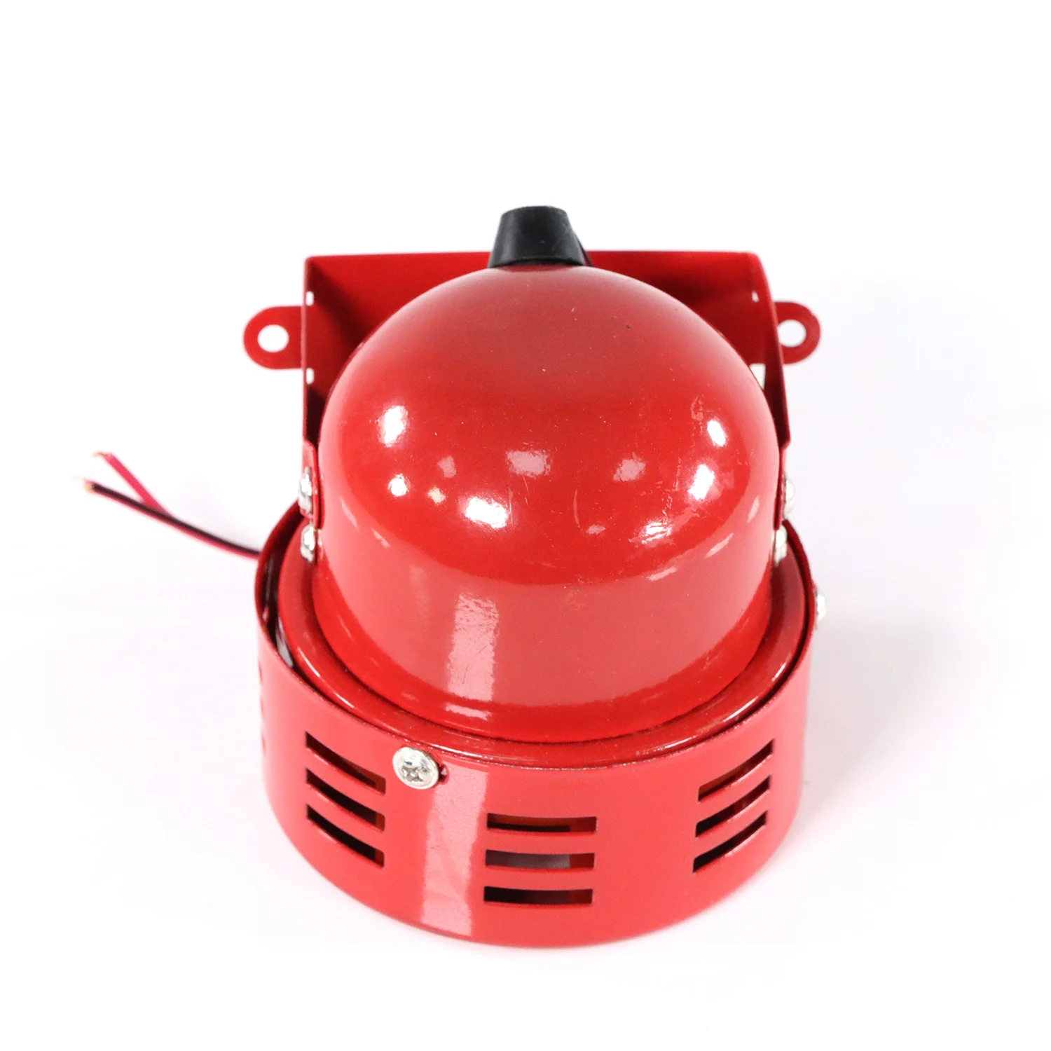 12 فولت 300DB أحمر صغير/مكامل محرك كهربائي غارة الجو الهواء هورن إنذار صوتي لشاحنة السيارات SUV قارب جرار RV ORV 100% العلامة التجارية الجديدة