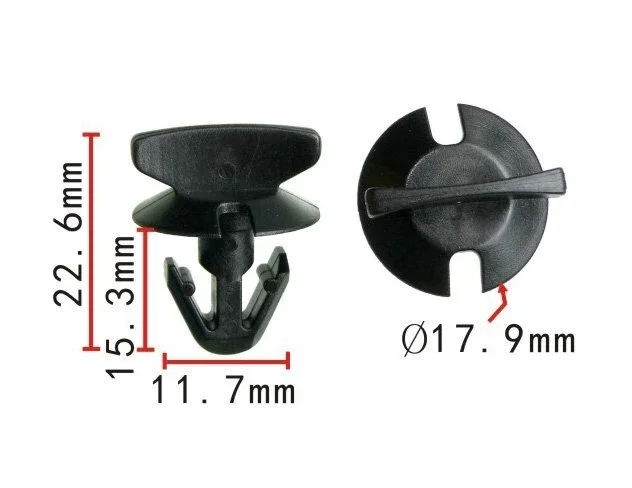 20Pcs Plastic Car Front Fender Catch For Mercedes Benz A0029880542 Engine Compartment Front Wheel Arch Liner Trim Clip Fastener