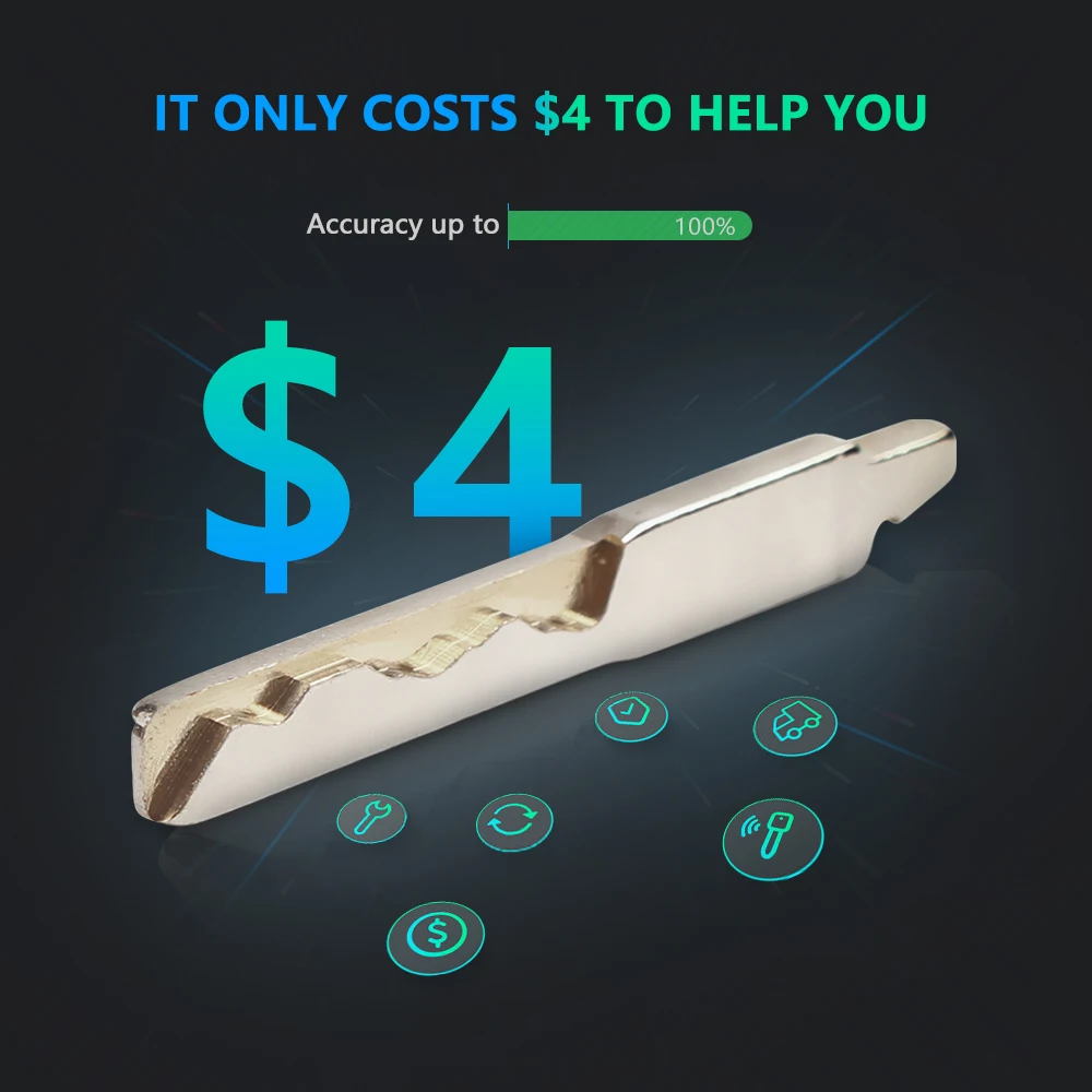 KEYYOU Extragebühr für den CNC-Schnitt-Schlüsselblattservice. Bitte kontaktieren Sie uns vor dem Kauf (!! !Bestellen Sie nicht alleine) Schlüssel