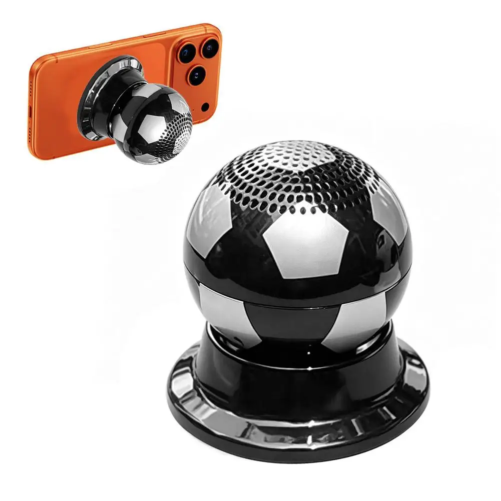 Smartphone Holder Magnetic Wireless Speaker With High Aesthetic Value Portable Phone Holder 2-in-1 Bluetooth Speaker