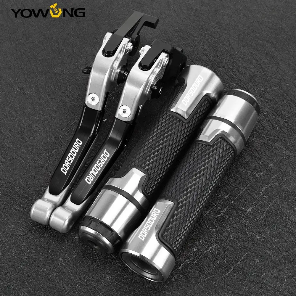 

FOR Aprilia DORSODURO 1200 2011-2015 Motorcycle Accessories CNC Aluminum Folding Brake Clutch Levers Handlebar Handle Grips Ends