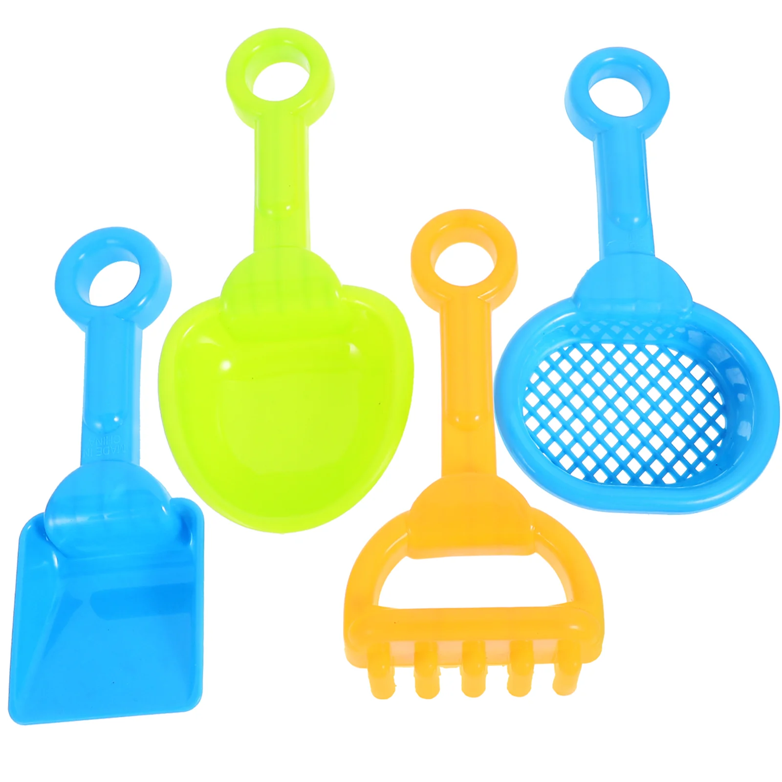 Jouet de plage portable pour enfants, ensemble de jeu extérieur, sable, résistant à l'usure, accessoire en plastique pour enfants, E27, 4 pièces