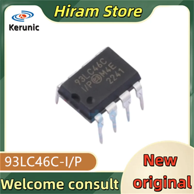 2PCS 93LC46C-I/P New and Original 93LC46C-I/P 93LC46C-I 93LC46C 93LC46