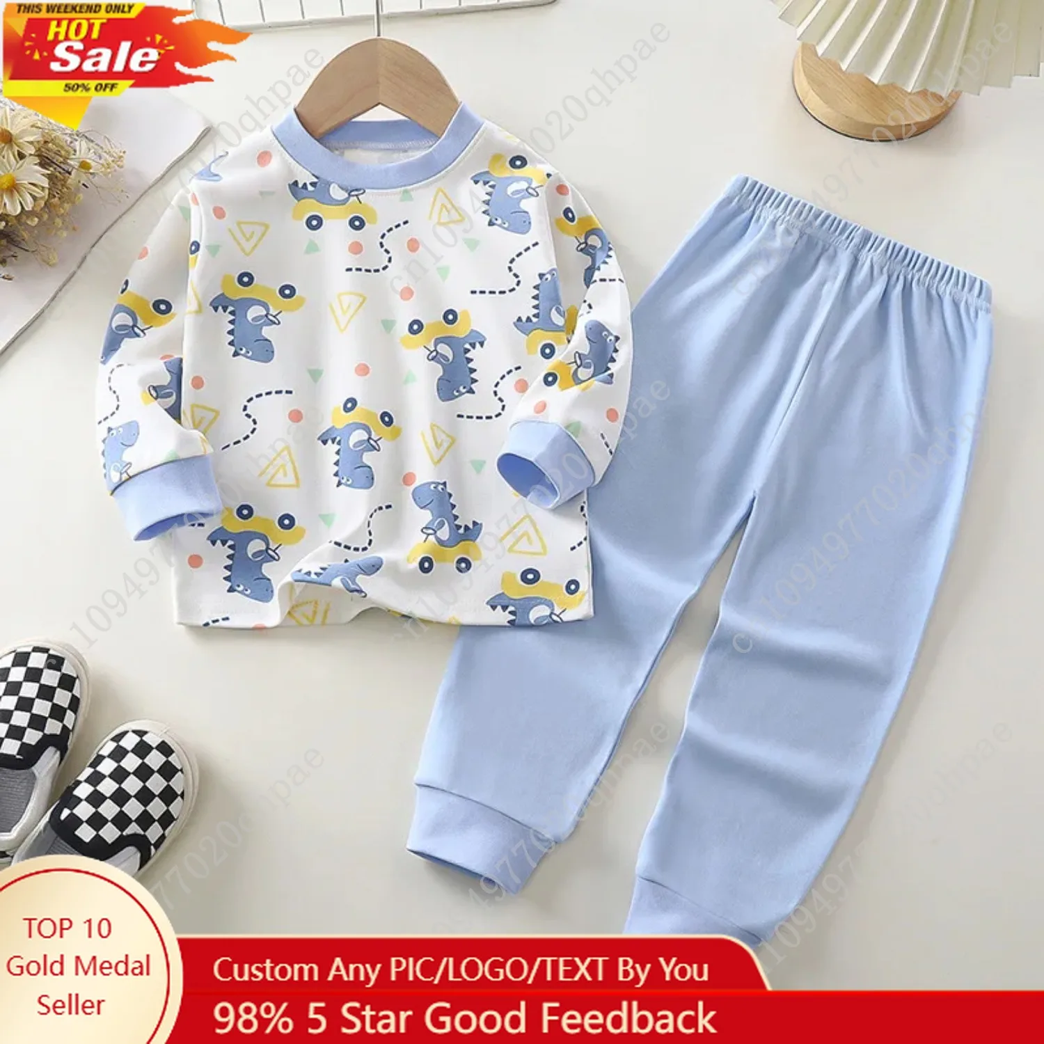 

Spring Autumn Children Pajamas Set Kids Baby Girl Boys Underwear Clothing Long Sleeve Sleepwear Pajamas Sets Kids Clothing