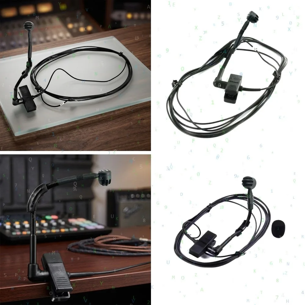 e980 Advanced Flexional Instrument Microphone for Shure TQG TA4F Mini 4Pin Wireless Beltpack Transmitter