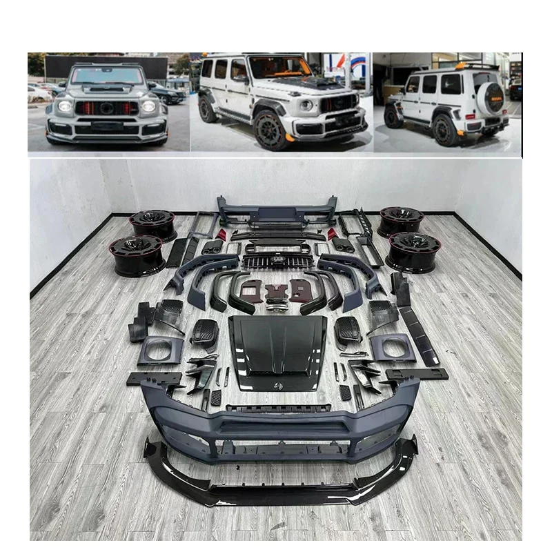 Body Kit Gclass G Class Body Upgrade to 2024 B Style G900 Rocket Car Body Kit For G 63 Mercedes Benz Accessories