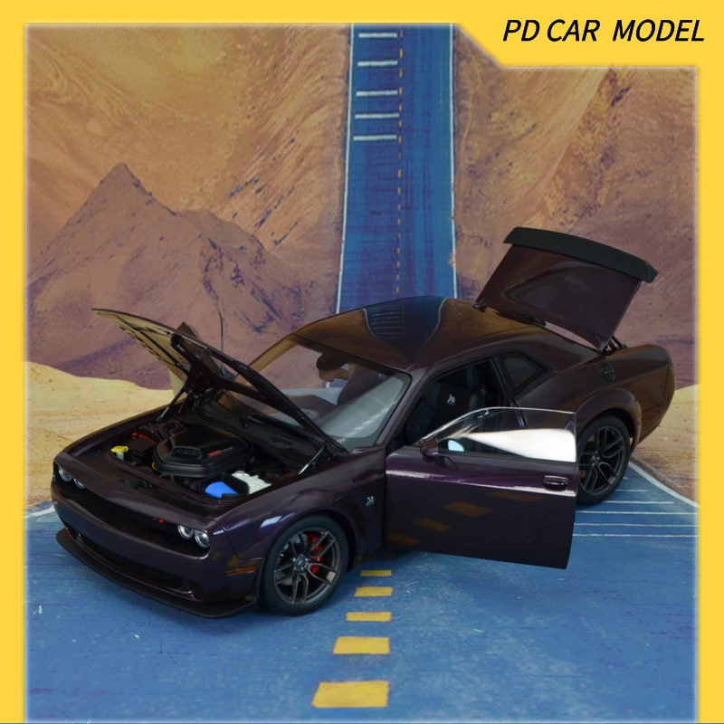 AUTOART Collectible 1:18 FOR  DODGE CHALLENGER  R/T SCAT PACK WIDEBODY 2022   Gift for friends and family