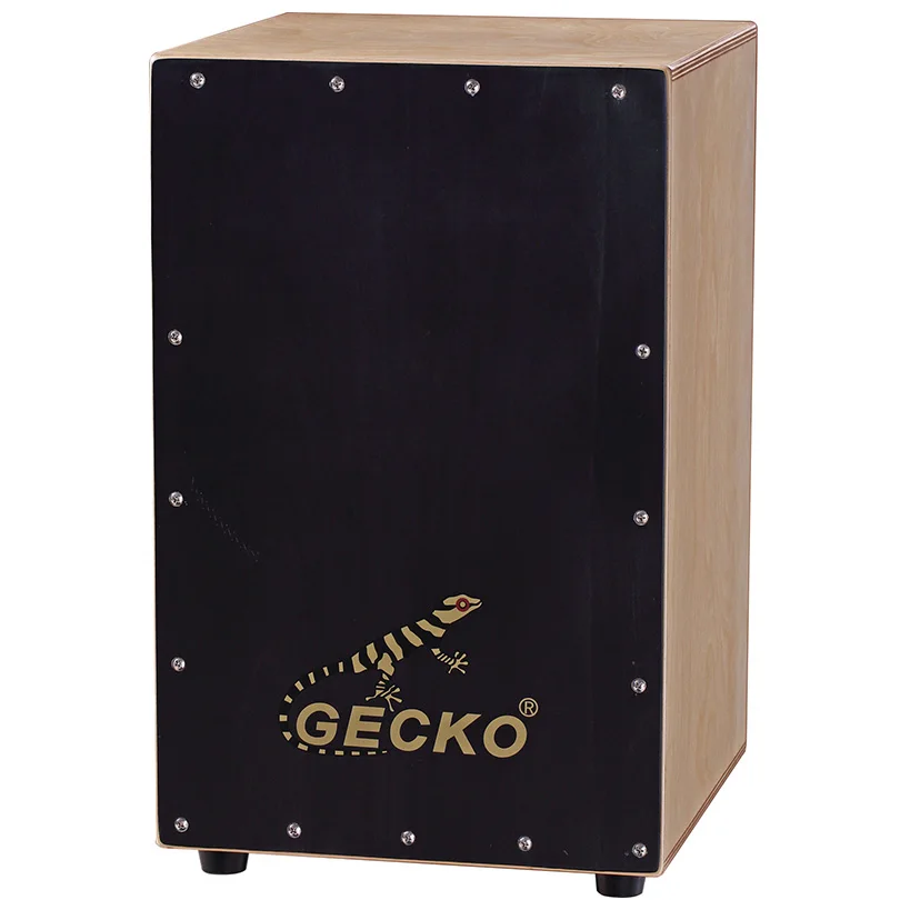 

Gecko Musical instrument professional made wooden cajon drum