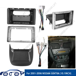 For 2001-2006 NISSAN SENTRA (10.1INCH) Car Radio Fascias Android GPS MP5 Stereo Player 2 Din Head Unit Panel Dash Frame Installa