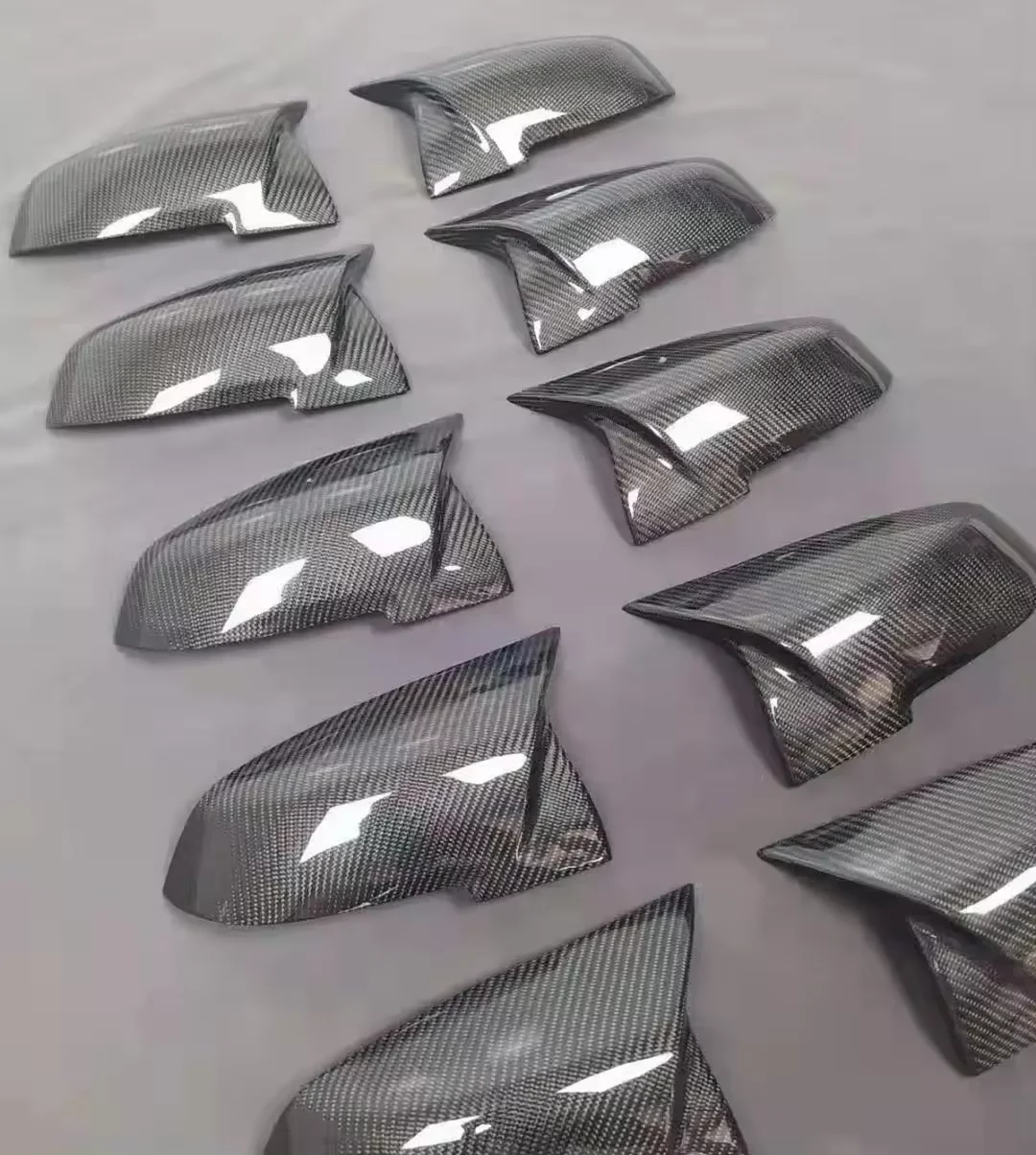 قطع غيار السيارات أغطية مرايا الباب لسيارات BMW 3 Series F30 F35 SPORTS مرآة قبعات ألياف الكربون طقم الجسم 1 سلسلة F20 LED المصباح