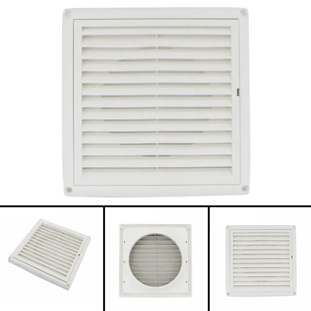 

Anti-mosquito Net Grille Vent Ventilation Exhaust White Air Vent Anti-aging Louver Grille Grille Ducting Cover Outlet PP+UV