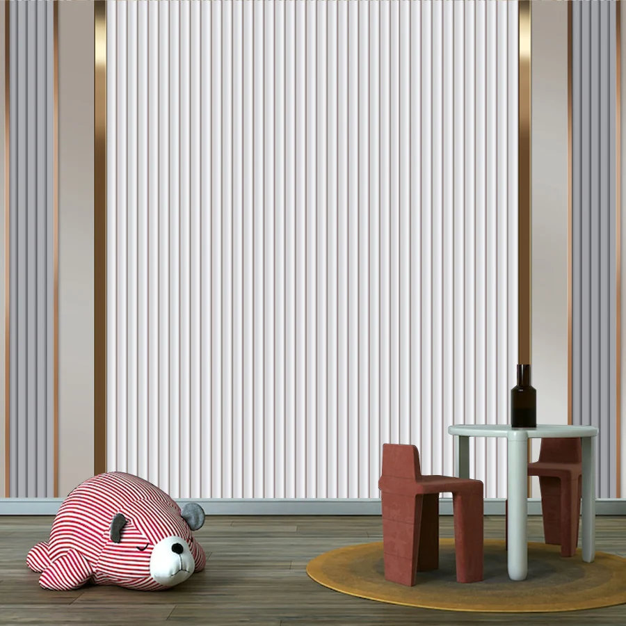 

Пользовательские обои Peel and Stick для гостиной, обои, домашний декор, ремонт, серая линия, геометрический дизайн, ТВ-фон, фреска