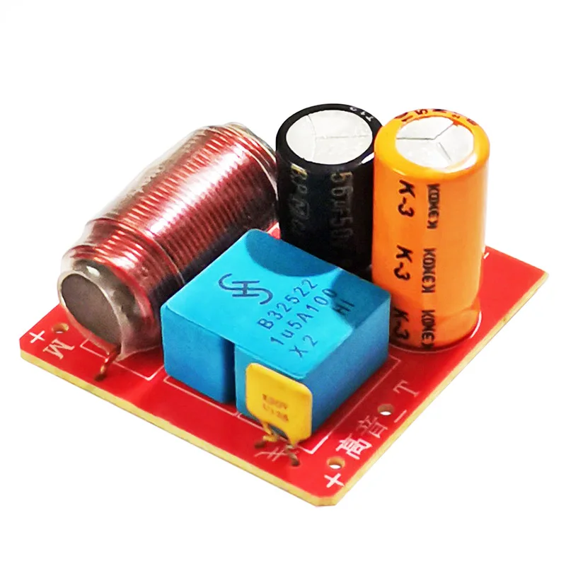 Crossover Filter for 60W Mid High Frequency 2 Way Speaker Divider, Car A Pillar Audio Use