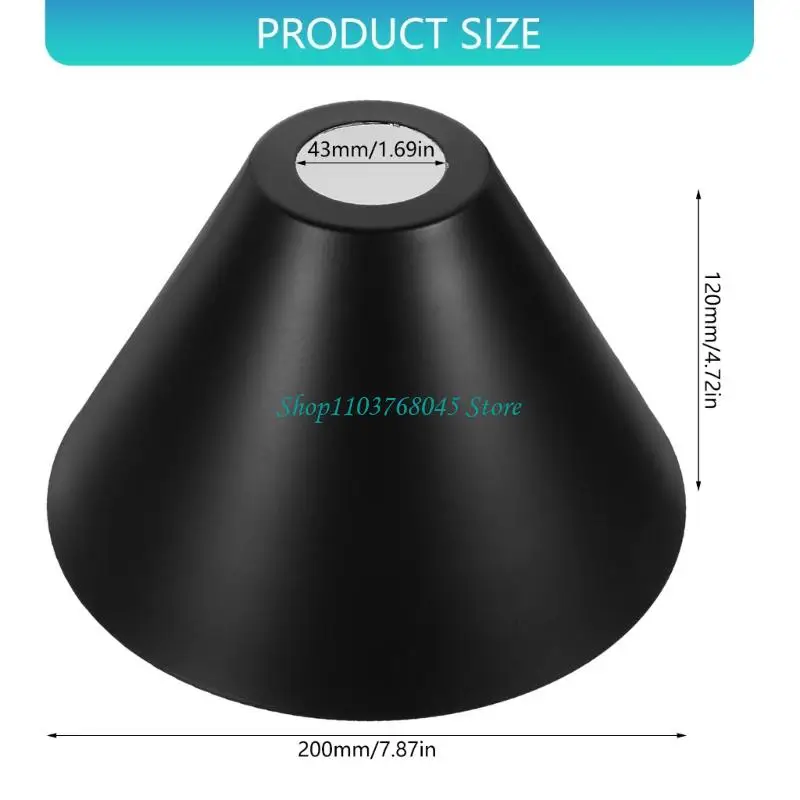 R53F Rustproof Metal Cylinder Pendant Light Shade User Friendly Coating Easy Installation Iron Texture for Indoor Lighting