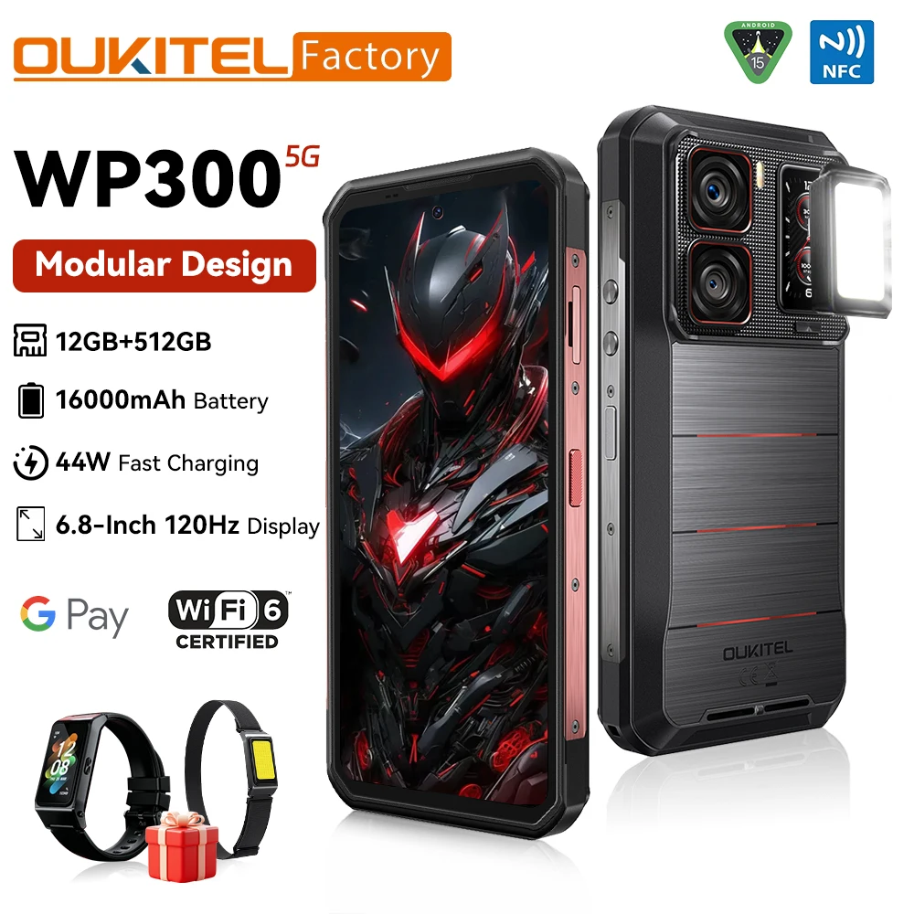 Oukitel WP300 Rugged Phone 6.78