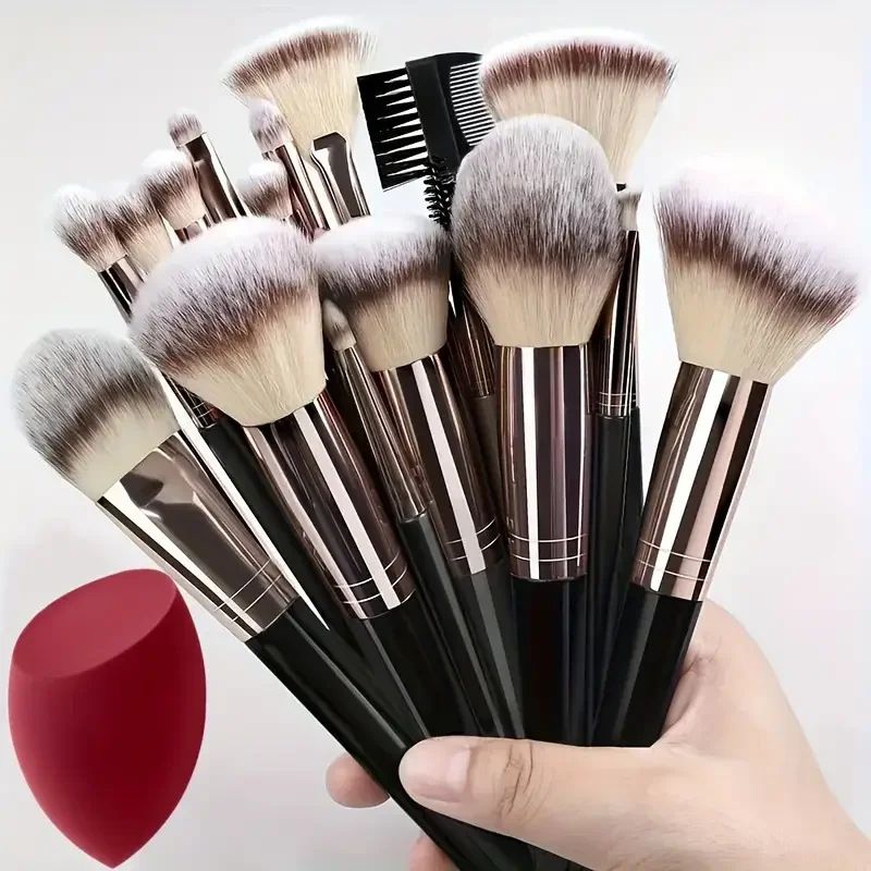 NEW 3-20PCS Makeup Brushes Set Eye Shadow Foundation Concealer Blending Blush Brush Soft Fluffy Women Beauty Tool Christmas gift