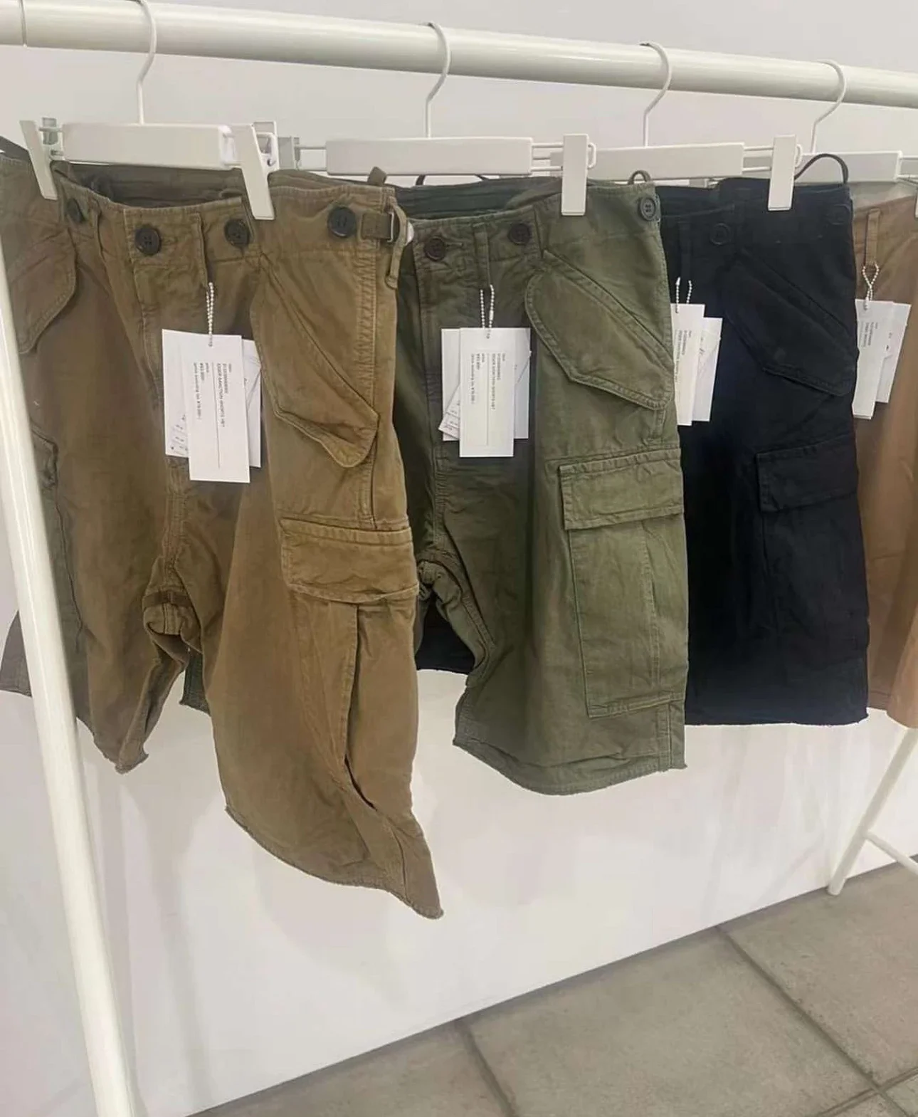 VISVIM WMV kofu Eiger Sanction Shorts Hbt Tooling Shorts سراويل كاجوال