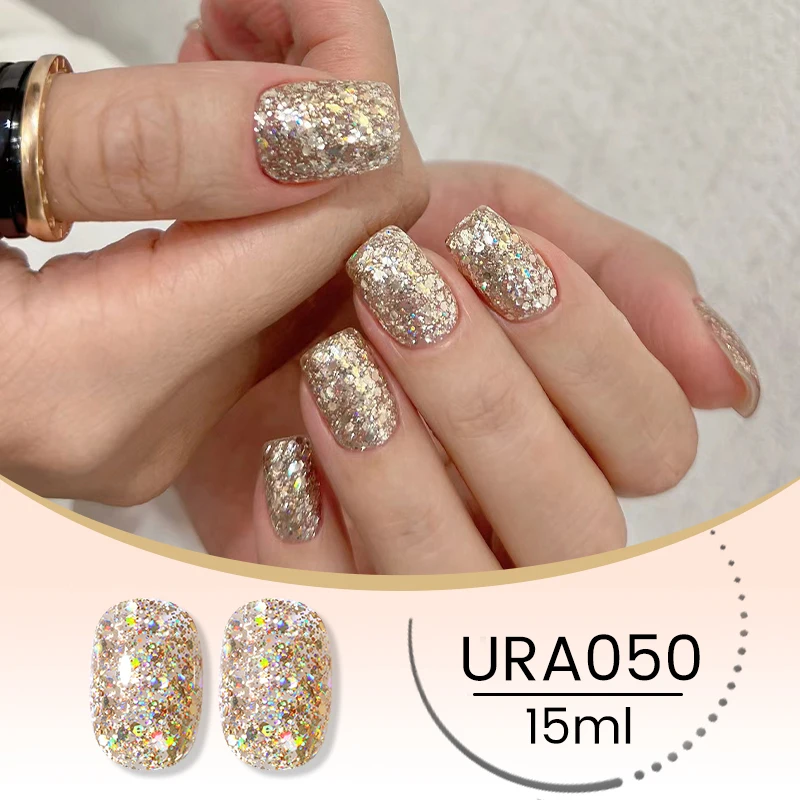 UR SUGAR 15 ml Jelly Milky White Translucent Color Gel Polish Semi Permanent UV Gel Nail Art Soak Off Gel Lack Neueste Mode gel nagellak база для манікюра цветная сухоцвет для ногтей