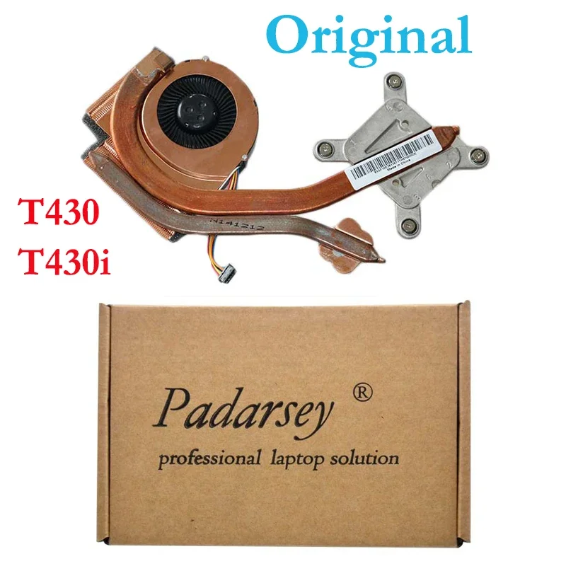 Pardarsey New Original For IBM Lenovo Thinkpad T430 T430i CPU Cooling Radiator Heatsink Fan 04W3269 Independent Graphics Card