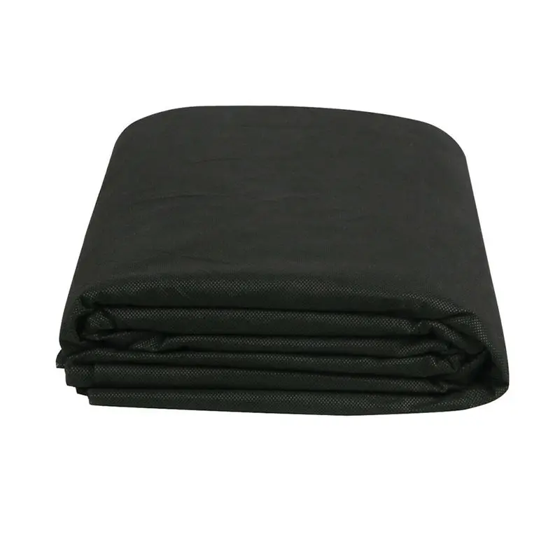 Black Non-Woven Fabric Anti-Grass Cloth Agricultural Orchard Degradable Weeding Fabric Mulch Greenhouse Weed Control Mat