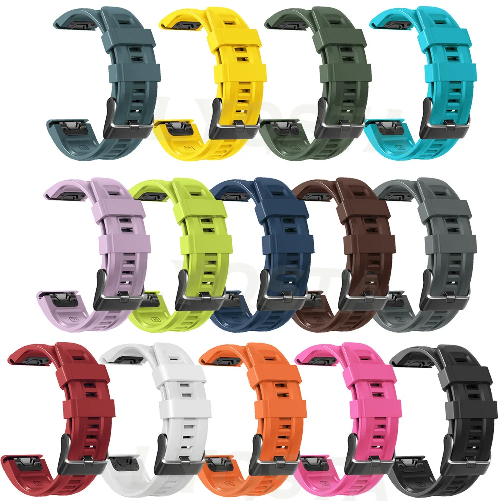 Smartwatch Official Bracelet For Garmin Fenix 7X 5X Plus 6X Pro QuickFit Original Silicone Band Tactix Delta/Descent Mk2i Straps